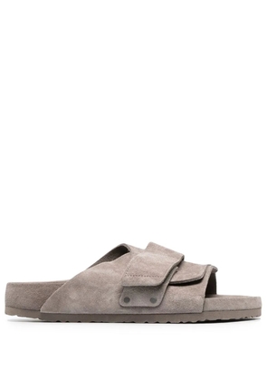 Birkenstock suede slip-on sandals - Neutrals