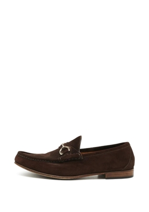 Gucci Pre-Owned Horsebit loafers - Brown