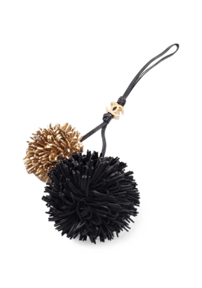 CHANEL Pre-Owned 1986-1988 pom-pom bag charm - Black