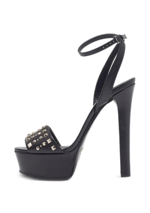 Gucci Pre-Owned Leila studded platform sandals - Black