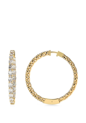 Diamond Essentials Lucida lab-grown diamond hoop earrings - Gold