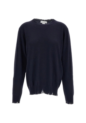 Stella McCartney distressed fine-knit sweater - Blue