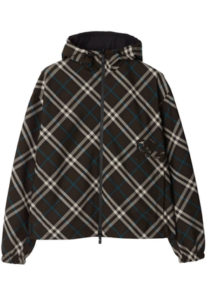 Burberry reversible check jacket - Brown