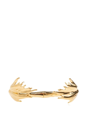 Jil Sander sculptural-hand bracelet - Gold