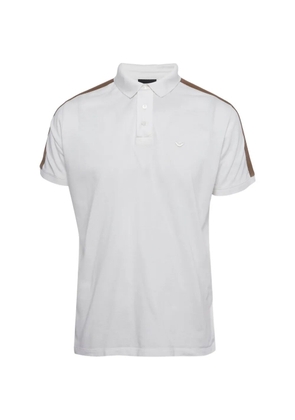 Emporio Armani Pre-Owned pique polo shirt - White