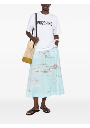 Moschino logo-print cotton T-shirt - White