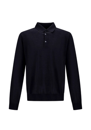 Herno long-sleeve polo shirt - Blue