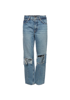 Maje ripped loose-fit jeans - Blue