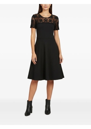 Carolina Herrera Vintage crochet midi dress - Black