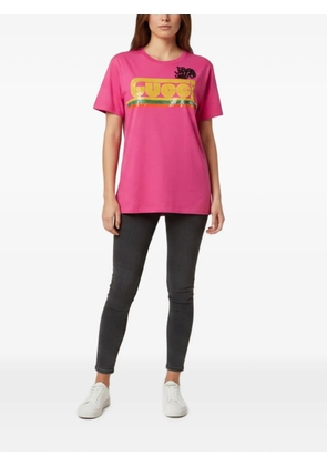 Gucci Pre-Owned G-Loved embellished T-shirt - Pink