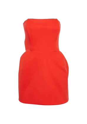 Magda Butrym strapless corset mini dress - Red