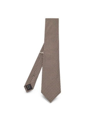Tom Ford Vintage polka-dot tie - Brown