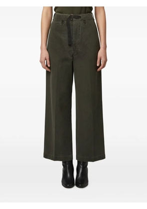 Dries Van Noten Pre-Owned belted straight-leg jeans - Grey