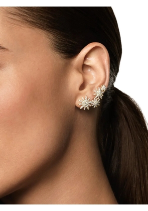 David Yurman Starburst diamond climber earrings - Gold