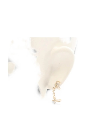 CHANEL Pre-Owned 1986-1988 Coco mark logo earrings - Gold