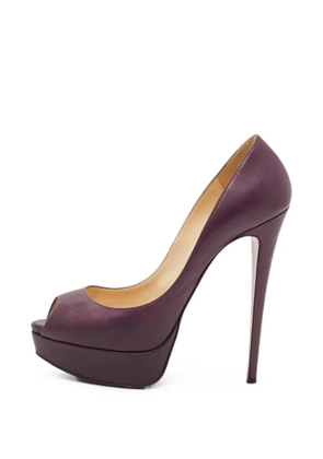 Christian Louboutin Pre-Owned Lady Peep platform pumps - Purple