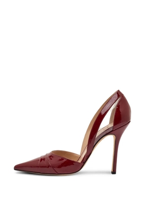 Manolo Blahnik D'Orsay pointed-toe pumps - Red