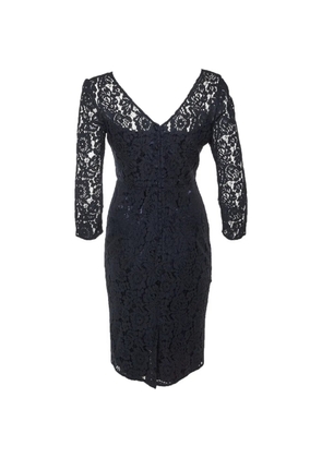 Dolce & Gabbana Pre-Owned floral-lace maxi dress - Blue