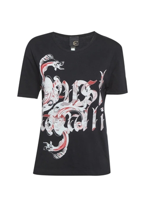 Just Cavalli Vintage printed crew-neck T-shirt - Black