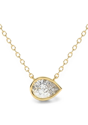 Diamond Essentials lab-grown diamond solitaire necklace - Gold