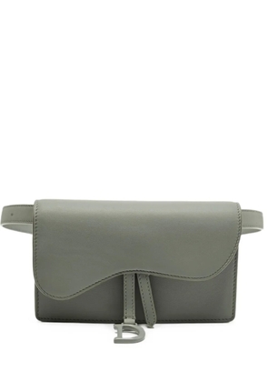 Christian Dior Pre-Owned Saddle leather belt bag - Grey