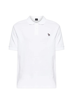 PS Paul Smith Zebra-patch polo shirt - White
