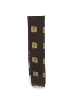 Bvlgari Pre-Owned printed silk scarf - Brown