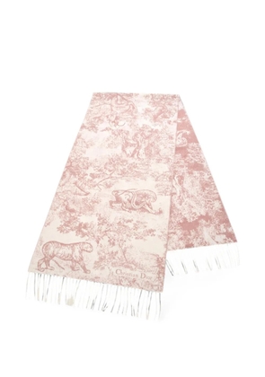 Christian Dior Pre-Owned Toile de Jouy Sauvage printed scarf - Neutrals