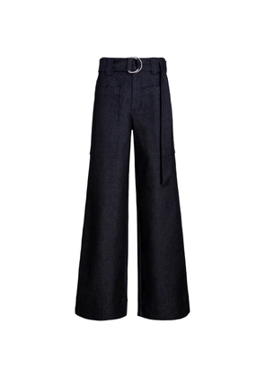 Proenza Schouler White Label Lina pants in stretch twill - Blue