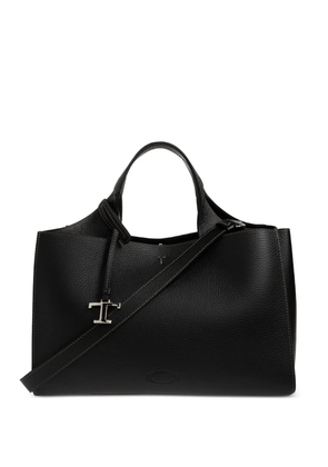Tod's small T Timeless leather tote bag - Black