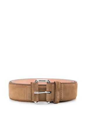 Moschino buckle-fastening belt - Brown