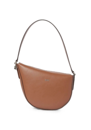 BOSS logo-plaque shoulder bag - Neutrals