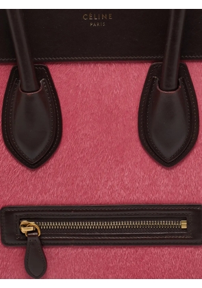 Celine Pre-Owned 2014 mini Luggage leather tote bag - Brown