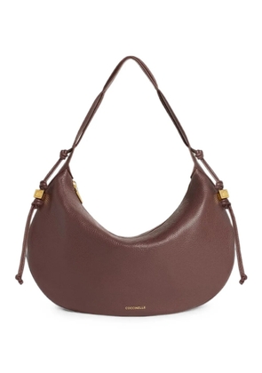 Coccinelle medium Thess leather shoulder bag - Brown