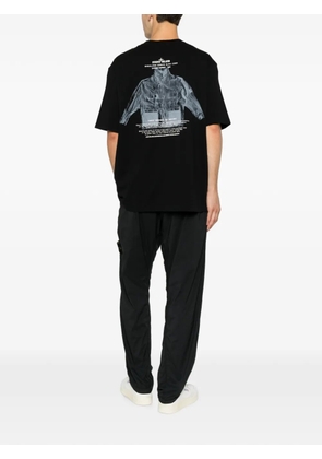Stone Island Archivio graphic-print T-shirt - Black