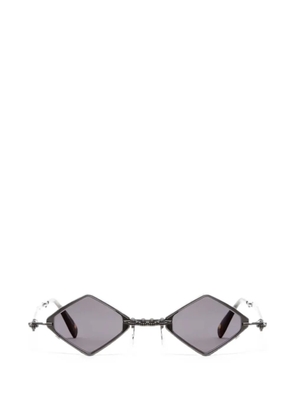 Kuboraum geometric-frame sunglasses - Grey