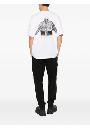 Stone Island Archivio graphic-print T-shirt - White