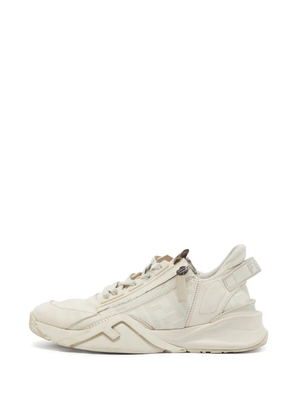 Fendi Pre-Owned Flow FF canvas sneakers - Neutrals