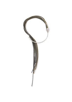 Jean Paul Gaultier zip-detail necklace - Silver