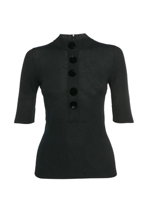 Louis Vuitton Pre-Owned mock-neck T-shirt - Black