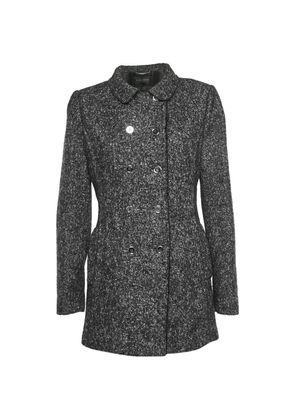 Dolce & Gabbana Pre-Owned tweed double-breasted coat - Black