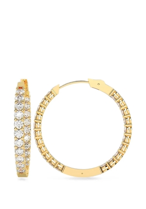 Diamond Essentials diamond oval earrings - Gold