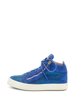 Giuseppe Zanotti Vintage Kriss crystal-embellished sneakers - Blue
