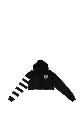 Chrome Hearts logo-embroidered hoodie - Black