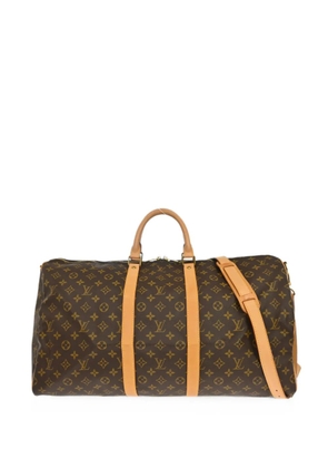 Louis Vuitton Pre-Owned 2001 Keepall Bandoulière 55 Monogram holdall bag - Brown