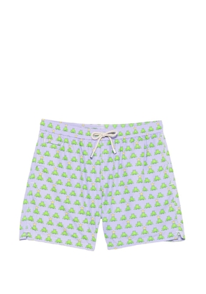 MC2 Saint Barth frog-print swim shorts - Purple