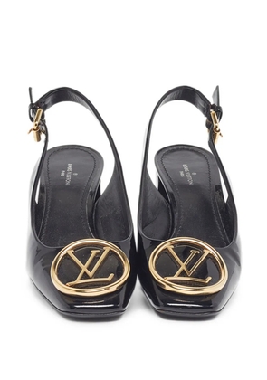 Louis Vuitton Pre-Owned Madeleine slingback heeled pumps - Black