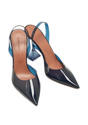Amina Muaddi Holli Glass slingback pumps - Blue