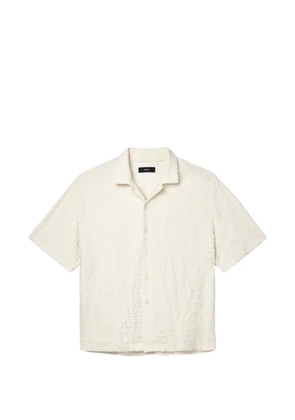 Purple Brand jacquard-logo terry-towel shirt - Neutrals