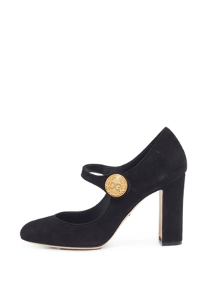 Dolce & Gabbana Pre-Owned Vally logo-button pumps - Black